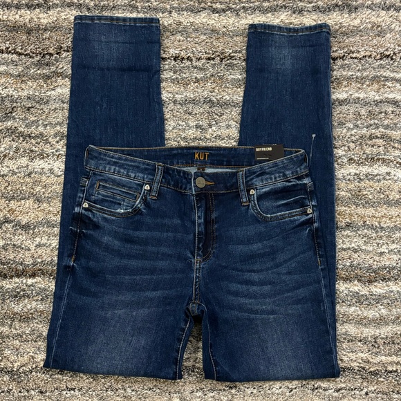 Kut from the Kloth Denim - KUT From The Kloth Boyfriend Jeans Sz 2 NWT | Liverpool Boyfriend Mid Rise Jeans